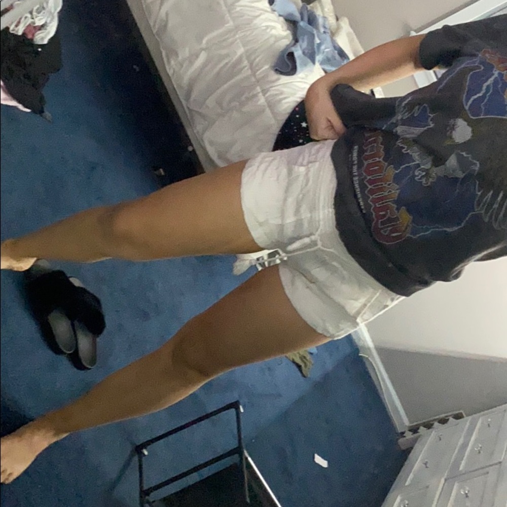 white shorts